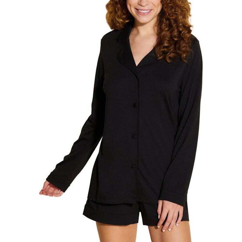 Cosabella Womens 2pc Bella Top Boxer Pajama Set